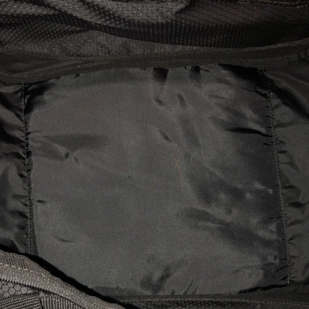 NWOT Adidas duffel bag black and white